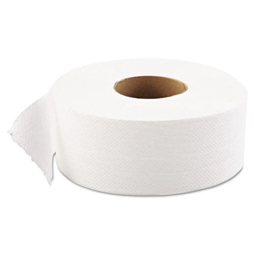 Jrt Jumbo Bath Tissue, Septic Safe, 1-ply, White, 3.3 X 1,200 Ft, 12 Rolls/carton - Image 1