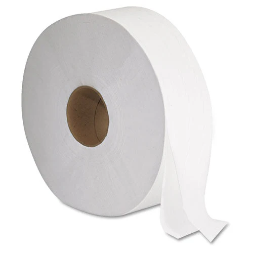 Jrt Jumbo Bath Tissue, Septic Safe, 2-ply, White, 3.3" X 1,375 Ft, 12" Dia, 6 Rolls/carton - Image 1