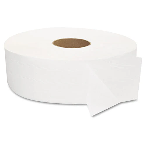 Jrt Jumbo Bath Tissue, Septic Safe, 2-ply, White, 3.3" X 1,375 Ft, 12" Dia, 6 Rolls/carton - Image 2