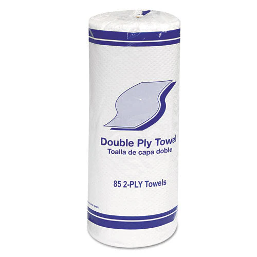 Kitchen Roll Towels, 2-ply, 11 X 7.8, White, 85/roll, 30 Rolls/carton - Image 1