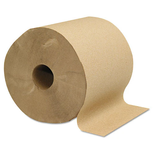 Hardwound Towels, 1-ply, 800 Ft, Brown, 6 Rolls/carton - Image 2