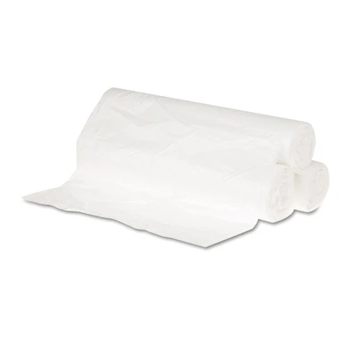 High-density Can Liners, 16 Gal, 6 Mic, 24" X 31", Natural, 50 Bags/roll, 20 Rolls/carton - Image 1