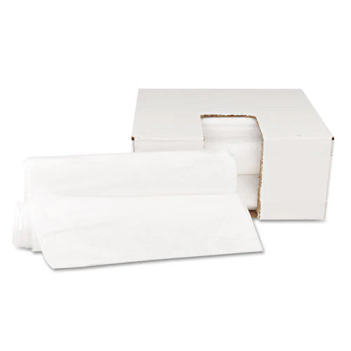High-density Can Liners, 16 Gal, 6 Mic, 24" X 31", Natural, 50 Bags/roll, 20 Rolls/carton - Image 2