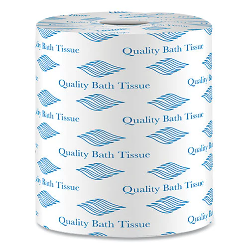 Bath Tissue, Septic Safe, 2-ply, White, 500 Sheets/roll, 96 Rolls/carton - Image 3