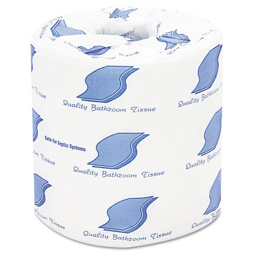 Bath Tissue, Septic Safe, 2-ply, White, 420 Sheets/roll, 96 Rolls/carton - Image 1