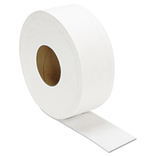 Jrt Jumbo Bath Tissue, Septic Safe, 2-ply, White, 3.3" X 1,000 Ft, 12 Rolls/carton - Image 1