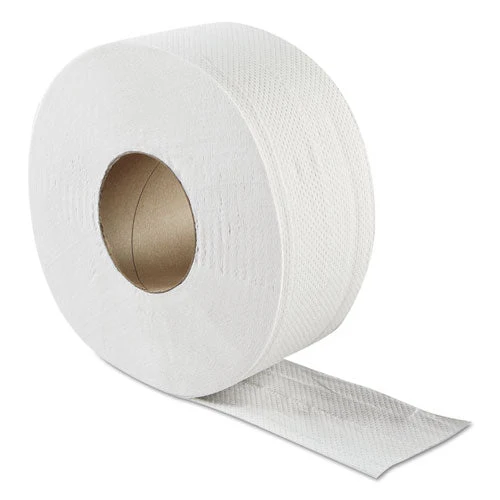 Jrt Jumbo Bath Tissue, Septic Safe, 2-ply, White, 3.3" X 500 Ft, 12/carton - Image 1