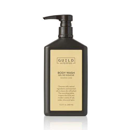 Shower Gel, Warm Oak, 12.2 Oz Bottle, 12/carton - Image 1