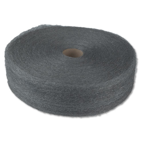 Industrial-quality Steel Wool Reel, #1 Medium, 5 Lb Reel, 6/carton - Image 1