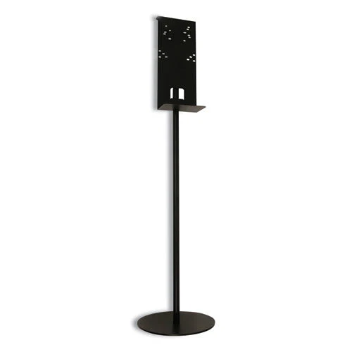 Hand Sanitizer Stand, 12″ Dia X 48″ H, Black