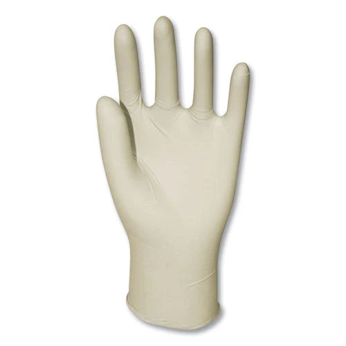 Latex General-purpose Gloves, Powder-free, Large, Natural, 1,000/carton - Image 1