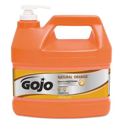 Natural Orange Smooth Hand Cleaner, Citrus Scent, 1 Gal Pump Dispenser, 4/carton - Image 1