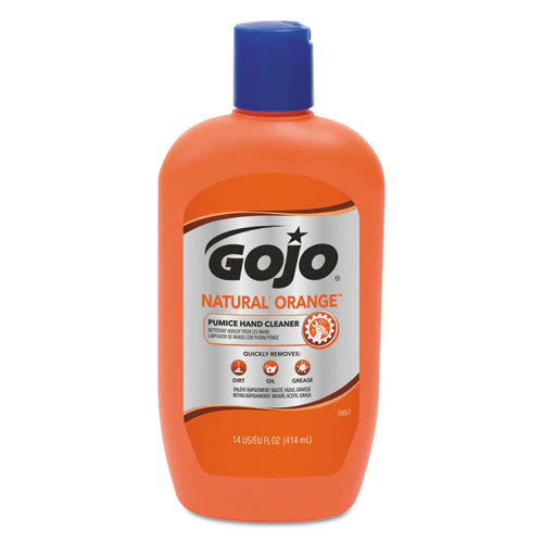 Natural Orange Pumice Hand Cleaner, Citrus, 14 Oz Bottle - Image 1