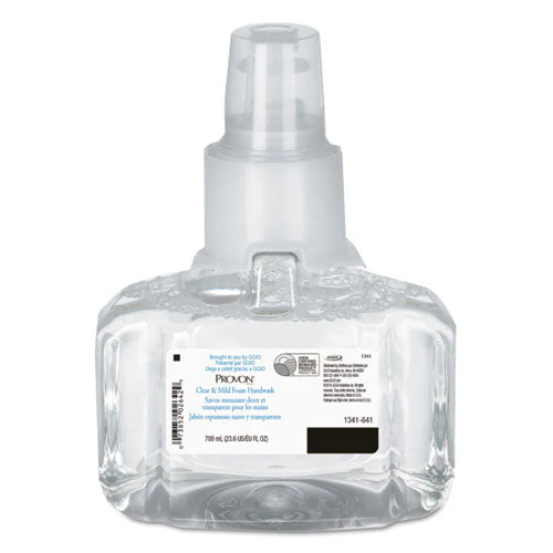 Clear And Mild Foam Hand Wash, Unscented, 700 Ml Refill, 3/carton - Image 1
