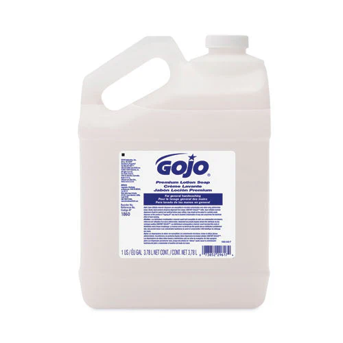 White Premium Lotion Soap, Waterfall Scent, 1 Gal Refill, 4/carton - Image 1