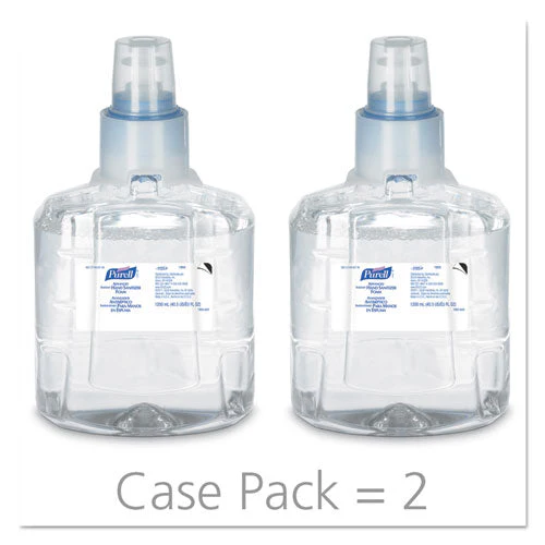 Advanced Hand Sanitizer Foam, For Ltx-12 Dispensers, 1,200 Ml Refill, Fragrance-free, 2/carton - Image 3