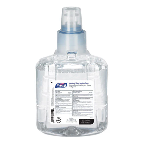 Advanced Hand Sanitizer Foam, For Ltx-12 Dispensers, 1,200 Ml Refill, Fragrance-free - Image 1