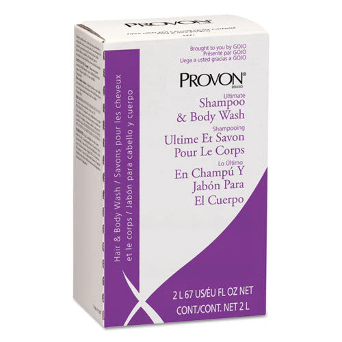 Ultimate Shampoo And Body Wash, Light Floral Scent, 2,000 Ml Refill, 4/carton - Image 1