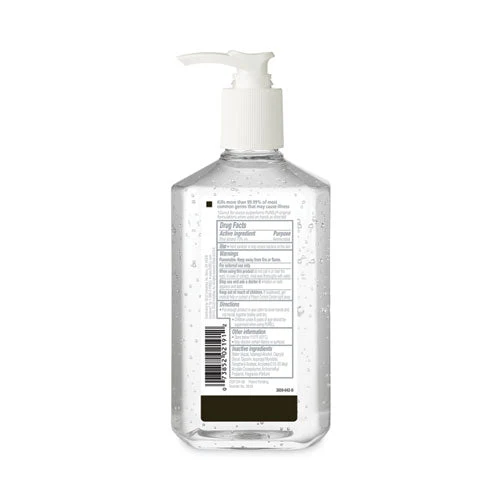 Advanced Hand Sanitizer Refreshing Gel, 12 Oz Pump Bottle, Clean Scent - Image 2