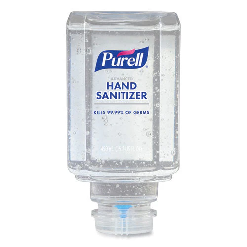 Advanced Hand Sanitizer Gel, For Es1, 450 Ml Refill, Clean Scent, 6/carton - Image 1