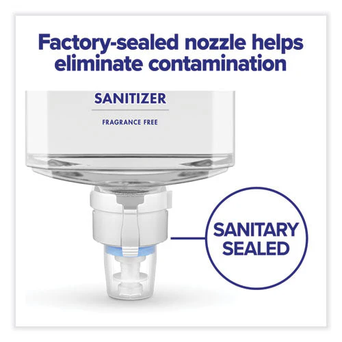 Push-style Hand Sanitizer Dispenser, 1,200 Ml, 5.25 X 8.56 X 12.13, White - Image 2