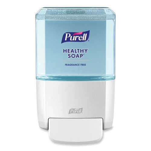 Es4 Soap Push-style Dispenser, 1,200 Ml, 4.88 X 8.8 X 11.38, White - Image 1