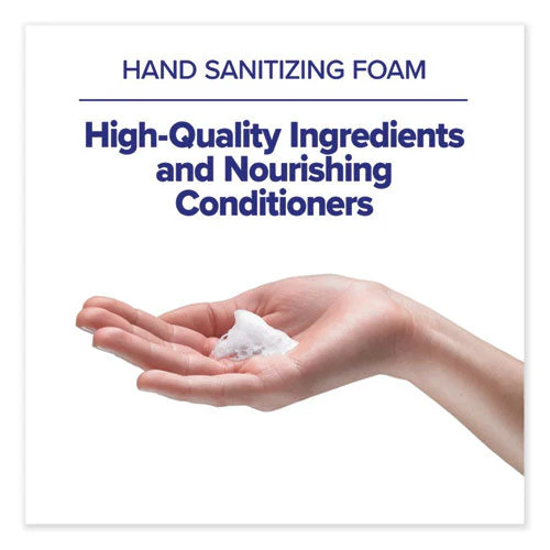 Advanced Hand Sanitizer Gentle And Free Foam, 1,200 Ml Refill, Fragrance-free, For Es4 Dispensers, 2/carton - Image 3
