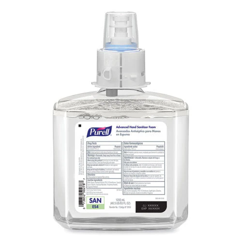 Advanced Hand Sanitizer Foam, For Es4 Dispensers, 1,200 Ml Refill, Refreshing Scent, 2/carton - Image 3
