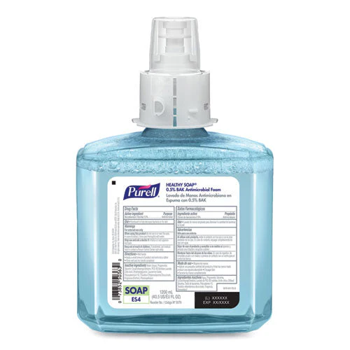 Healthy Soap 0.5% Bak Antimicrobial Foam, For Es4 Dispensers, Light Citrus Floral, 1,200 Ml, 2/carton - Image 2
