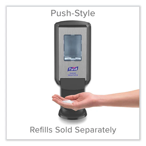 Cs4 Hand Sanitizer Dispenser, 1,200 Ml, 4.88 X 8.19 X 11.38, Graphite - Image 2