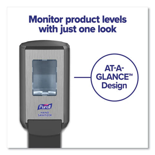 Cs4 Hand Sanitizer Dispenser, 1,200 Ml, 4.88 X 8.19 X 11.38, Graphite - Image 3