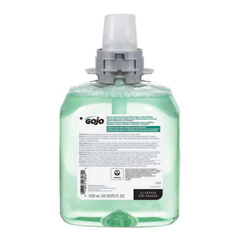 Green Certified Foam Hair And Body Wash, Cucumber Melon, 1,250 Ml Refill, 4/carton - Image 1