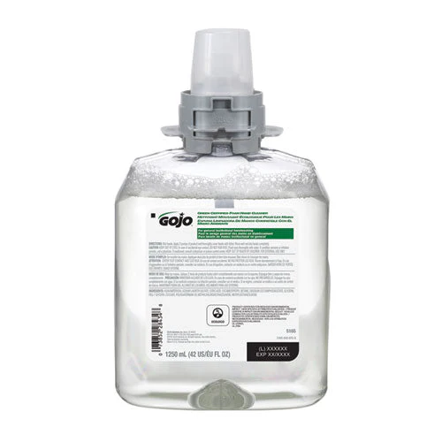 Green Certified Foam Hand Cleaner, Unscented, 1,250 Ml Refill, 4/carton - Image 1
