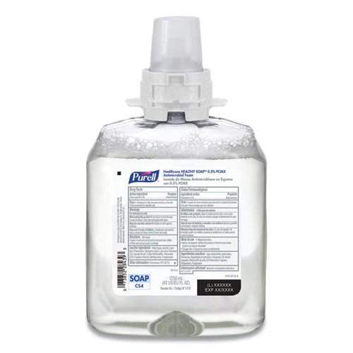 Healthcare Healthy Soap 0.5% Pcmx Antimicrobial Foam, For Cs4 Dispensers, Fragrance-free, 1,250 Ml, 4/carton - Image 1
