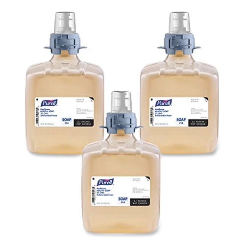 Healthcare Healthy Soap 2% Chg Antimicrobial Foam, For Cs4 Dispensers, Fragrance-free, 1,250 Ml, 3/carton - Image 1