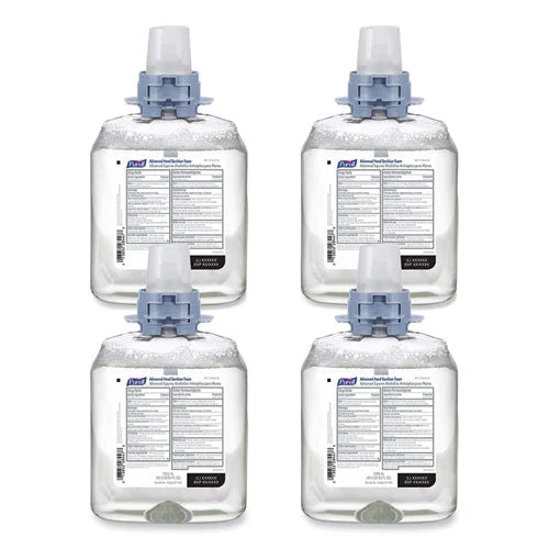 Advanced Hand Sanitizer Foam, For Cs4 And Fmx-12 Dispensers, 1,200 Ml, Unscented, 4/carton - Image 1