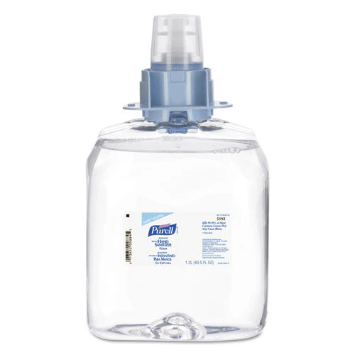 Advanced Hand Sanitizer Foam, For Cs4 And Fmx-12 Dispensers, 1,200 Ml Refill, Unscented - Image 1