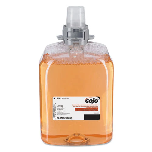 Luxury Foam Antibacterial Handwash, Fresh Fruit, 2,000 Ml, 2/carton - Image 1
