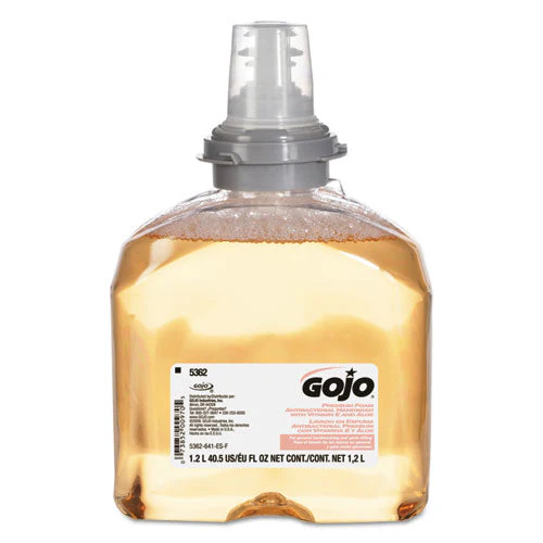 Premium Foam Antibacterial Hand Wash, Fresh Fruit Scent, 1,200 Ml, 2/carton - Image 1
