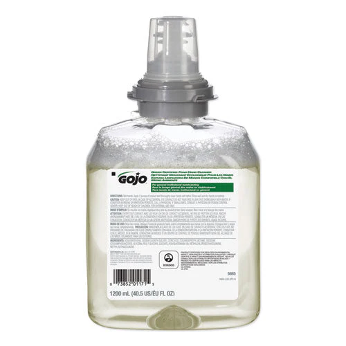 Tfx Green Certified Foam Hand Cleaner Refill, Unscented, 1,200 Ml - Image 1