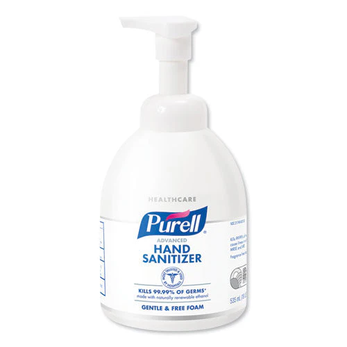 Advanced Green Certified Instant Hand Sanitizer Foam, 535 Ml Bottle, Unscented - Image 1