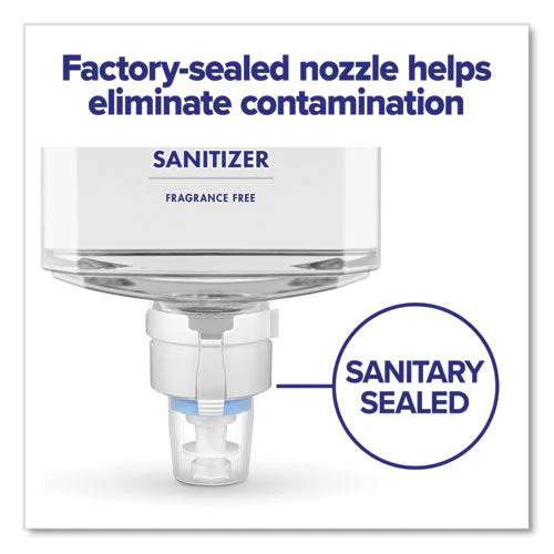 Es6 Touch Free Hand Sanitizer Dispenser, 1,200 Ml, 5.25 X 8.56 X 12.13, White - Image 2