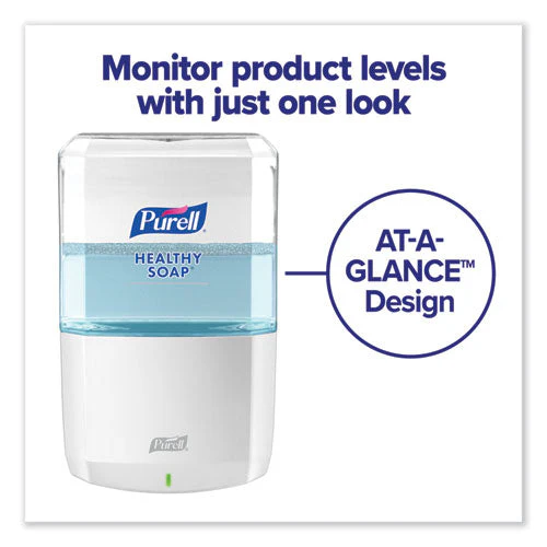 Es6 Soap Touch-free Dispenser, 1,200 Ml, 5.25 X 8.8 X 12.13, White - Image 3