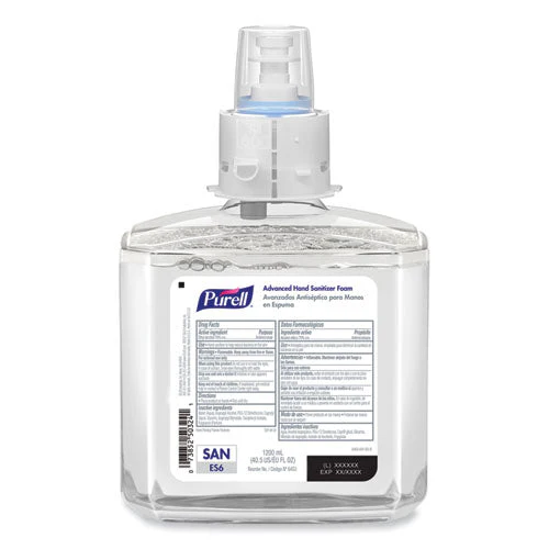 Advanced Hand Sanitizer Foam, For Es6 Dispensers, 1,200 Ml Refill, , Clean Scent 2/carton - Image 2