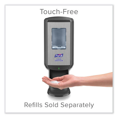 Cs6 Hand Sanitizer Dispenser, 1,200 Ml, 5.79 X 3.93 X 15.64, Graphite - Image 3