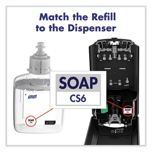 Cs6 Soap Touch-free Dispenser, 1,200 Ml, 4.88 X 8.8 X 11.38, White - Image 3