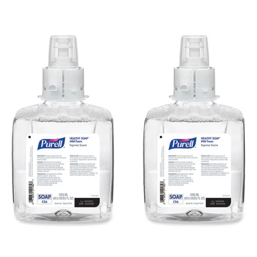 Healthy Soap Mild Foam, For Cs6 Dispensers, Fragrance-free, 1,200 Ml, 2/carton - Image 1