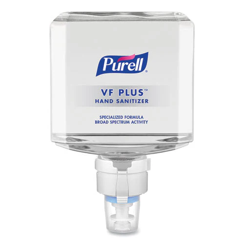Vf Plus Hand Sanitizer Gel, 1,200 Ml Refill Bottle, Fragrance-free, For Es8 Dispensers, 2/carton - Image 1