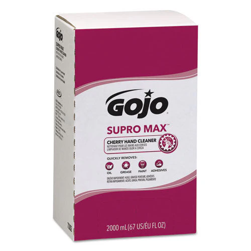 Supro Max Hand Cleaner, Cherry, 2,000 Ml Refill, 4/carton - Image 1