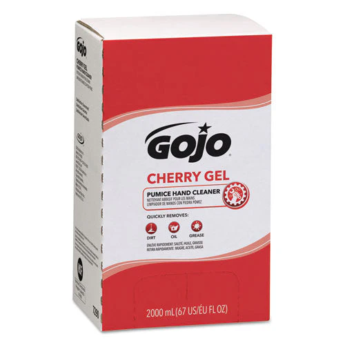Cherry Gel Pumice Hand Cleaner, Cherry Scent, 2,000 Ml Refill, 4/carton - Image 1